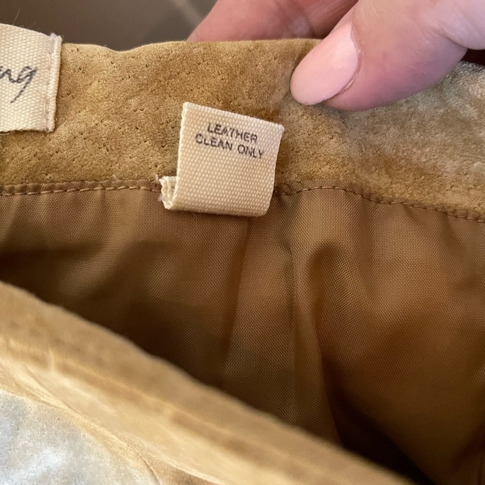 Vintage Marsh Landing 90’s Suede Jacket and Skirt Set - Picture 10 of 13